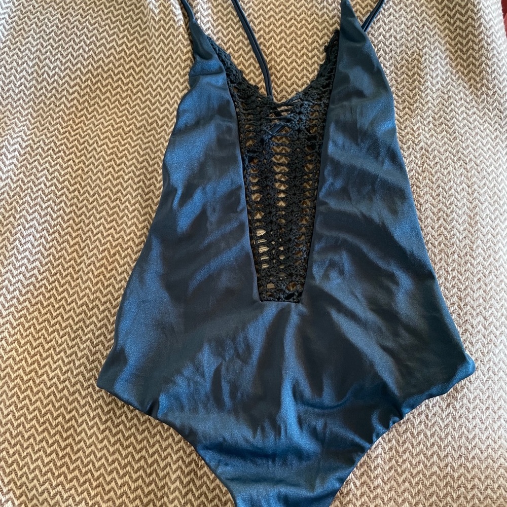Sexy Billabong Crochet One Piece Swimsuit